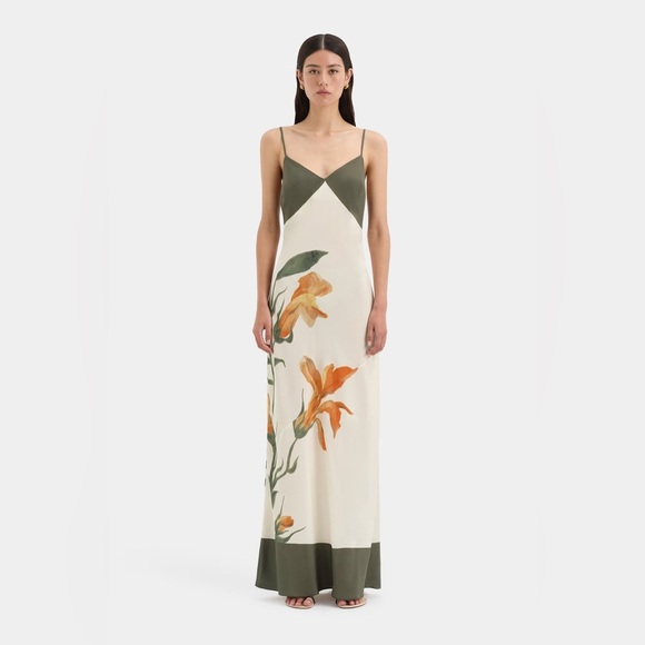 Sir the label CONSTANCE V NECK SLIP DRESS - Picture 1 of 16